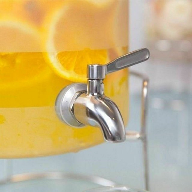 Stainless Steel Beverage Drink Water Dispenser Wine Barrel Spigot//Faucet//Tap