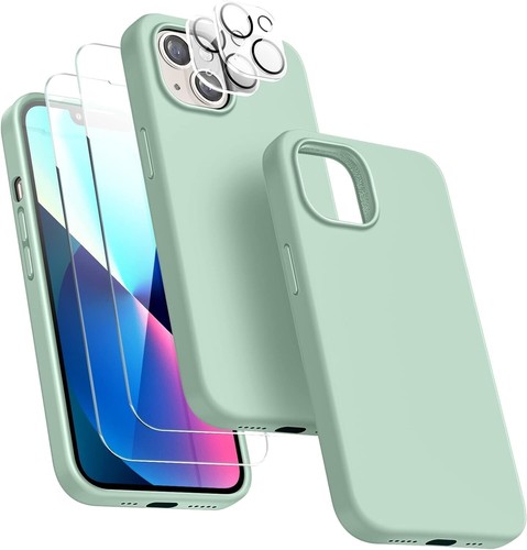 Entronix Bundle kompatibel mit iPhone 14 Plus - Flüssigsilikon Hülle, 2 Clear S - Bild 15 von 15