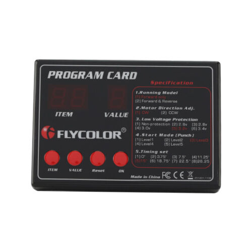 Flycolor Fly Monster Programing Card for RC Boat ESC Electronic Speed Controller - Picture 1 of 9