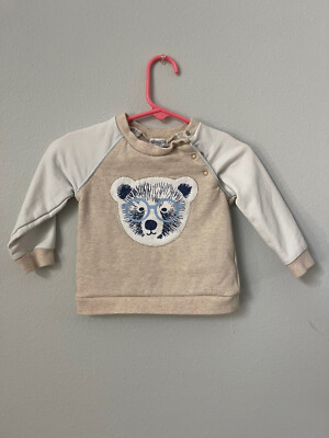 Toddler sweatshirt Absorba Paris Bear Unisex size 12M