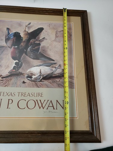 A Texas Treasure John P Cowan-Signed Framed - Picture 7 of 12