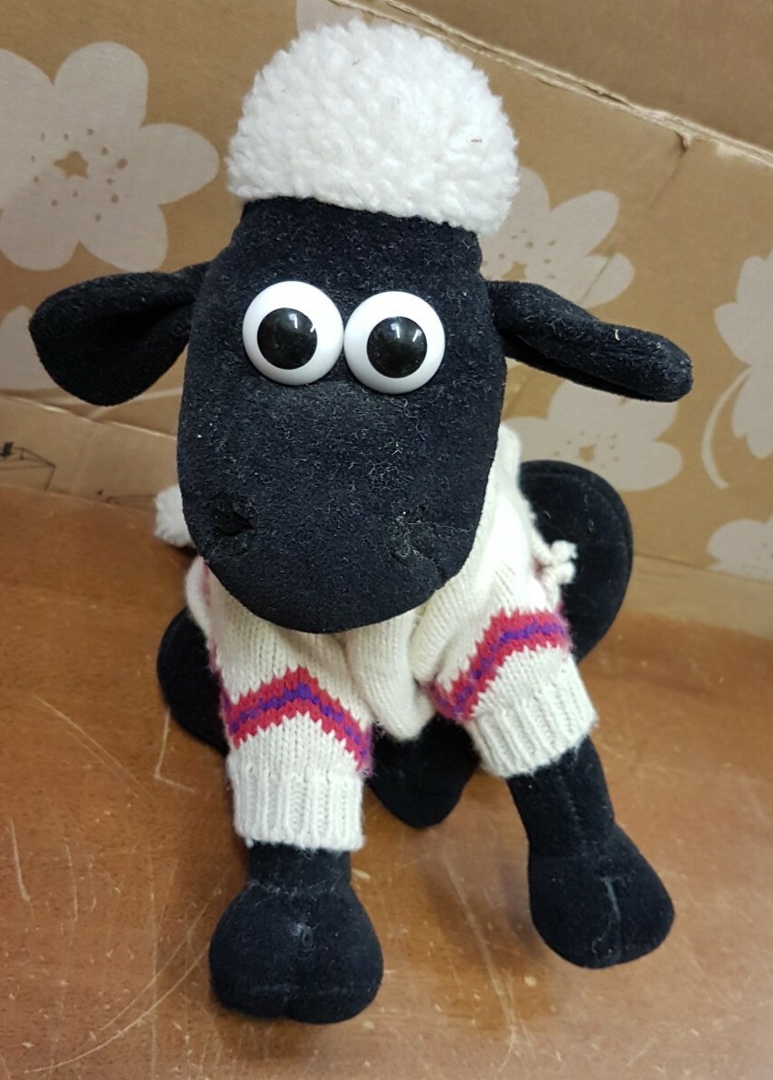 Wallace Gromit 'Shaun the Sheep' Soft Toy, 2000, in jumper