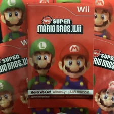 New Super Mario Bros. Wii Nintendo Wii Instruction Manual Only