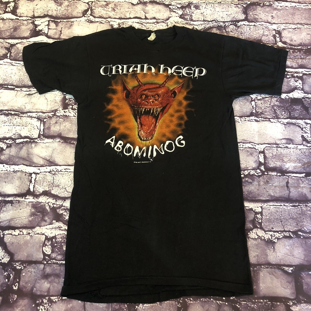 Vintage Uriah Heep Abominog t shirt 1982 Concert Tour Tee Medium