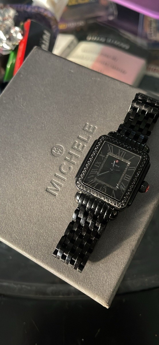 MICHELE Deco Madison Noir MWW06T000186 Wristwatch for Women