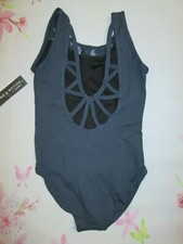 Leotard New Danz N Motion Size 6x-7 Fits 6 SC Girls Dance Ballet Gymnastics Blue
