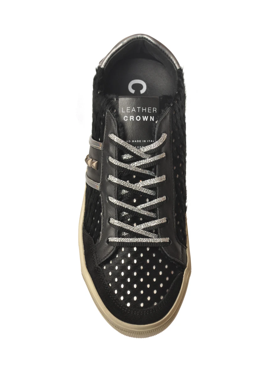 Leather Crown - Schuhe-Sneaker-niedrige - Frau - Schwarz - 5447125I184755