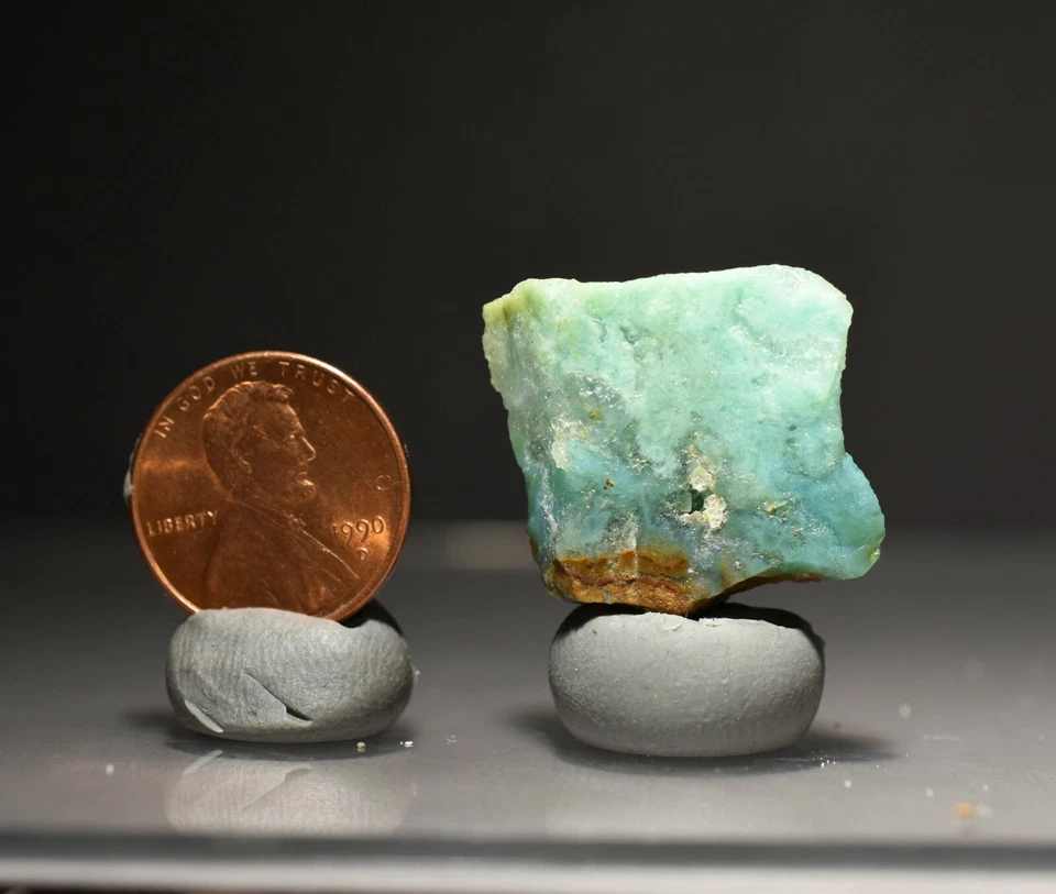 Gema Sílice Crisocola Perú Calcedonia Esmeralda Jade Color Cabujón Druzy Mineral Foto 2 de 4