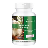 Hericium 650 Mg - 60 Kapseln Pilzpulver - Vitalpilz - Adaptogen | Vitamintrend
