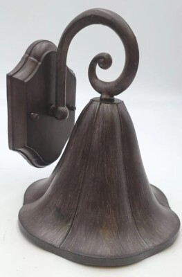 Hampton Bay Beau Outdoor Exterior Copper Bronze Finish Wall Light Lantern 120V