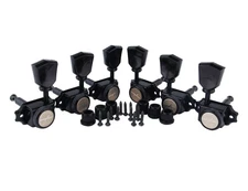 Guyker Locking Guitar Machine Heads 3R + 3L – 115 Ratio Lock String Vintage D...