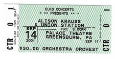 Akusiob Jrayss & Union Station 9/14/04 Greensburg PA Full Unused Rare Ticket!