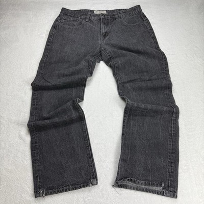 Ecko Unltd Straight Fit Jeans Mens 36x34 Gray Black Y2K Baggy Skater