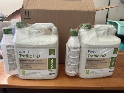 Bona Traffic HD Satin Wood Floor Finish 2-Pack + ClearSeal 1 Gal, NEW