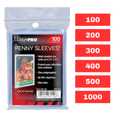 Ultra PRO Penny Sleeves Tradingcard Karten Sammelhüllen 100/200/400/1000 Stück