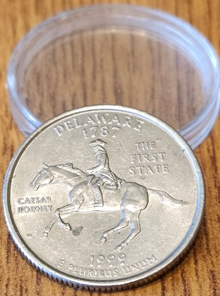 50% Off Sale - 1999P Delaware State Collectible Quarter from Bank Rolls - Image 2 of 4