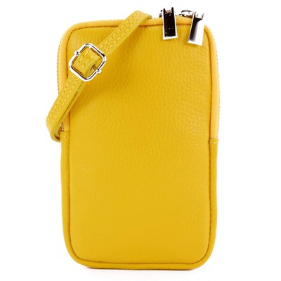 modamoda de T197 Damen Leder Handytasche 6,7 Zoll Umhängetasche handmade in I...