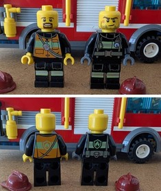 LEGO 60002 City Ladder Fire Truck Firefighter Minifigure