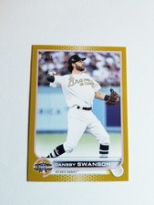 DANSBY SWANSON 2022 TOPPS UPDATE GOLD ALL-STAR #35/75 BRAVES CUBS #ASG-31