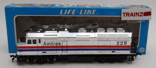 Locomotora diésel Life Like 08241 escala HO F-40 Amtrak #229 EX/caja | Condition: Used