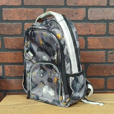 Star Wars Darth Vader Kids Backpack Gray Black Yellow Polyester Adjustable Strap