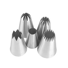 5X Large Size Icing Piping Nozzles Tips Pastry Cake Sugarcraft Decorating Set