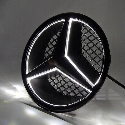 Front Grille Illuminated Star Logo Badge Fit For Mercedes Benz LED Light Emblem - Image 3 of 4