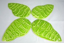 1 Piece 4.8''x 2.87'' Hand Glazed Small Tree Leaf Ceramic Mosaic Tile
