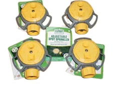 4 Expert Gardener Adjustable Spot Sprinkler w/ Metal Base Waters Up To 900 Sq Ft