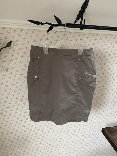 Women Karen Millen Skirt Grey 34 / XS / 42