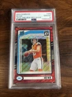 2024 PANINI DONRUSS OPTIC PREVIEW RED WAVE #369 BO NIX RATED ROOKIE RC PSA 10