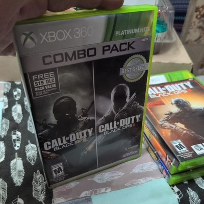 Call of Duty Black Ops 1 I and 2 II Combo Pack Complete CIB Tested Working 