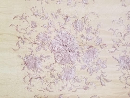 Vintage Traditional Chinese Floral Embroidered Silk Piano Shawl 127x116cms - Picture 5 of 12