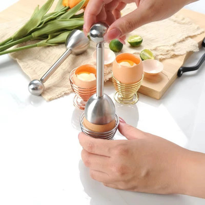 Egg Topper Egg Opener Stainless Steel Egg Cutter Egg Topper Opener Egg Cutter To