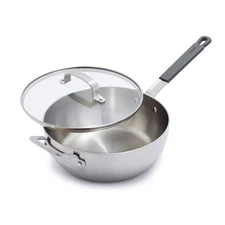 Bobby Flay 3.5qt Stainless Steel Covered Chef's Pan