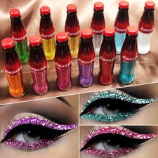 Glitter Eyeliner Pencil for Women, Shimmer Smoky Eye Makeup Liner