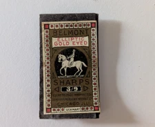 Vinage Belmont Elliptic Gold Eyed Sharps needles packet 3/9