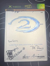 !!RARE OLD VIDEO GAME!! HALO 2 LIMITED EDITION WITH SIGNATURES FROM THE TEAM!
