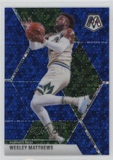 2019-20 Panini Mosaic Fast Break Blue Prizm 61/85 Wesley Matthews #115 0q3