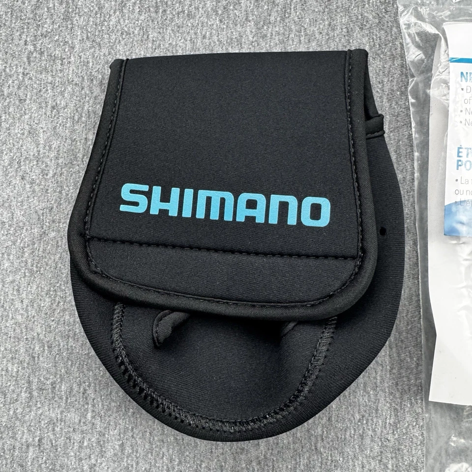 Shimano ANSC840A Neoprene Spin Reel Cover Black Size Medium NEW - Image 2 of 4