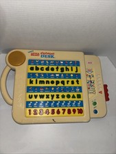 VINTAGE Vtech Talking Little Smart Alphabet Desk Tested  Works 90s Preschool