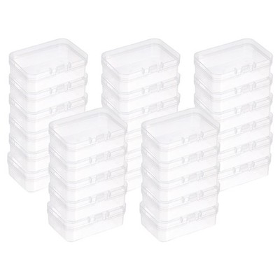80Pcs Plastic Storage Containers, Storage Boxes(2.56'' x 1.77'' x 0.79'')