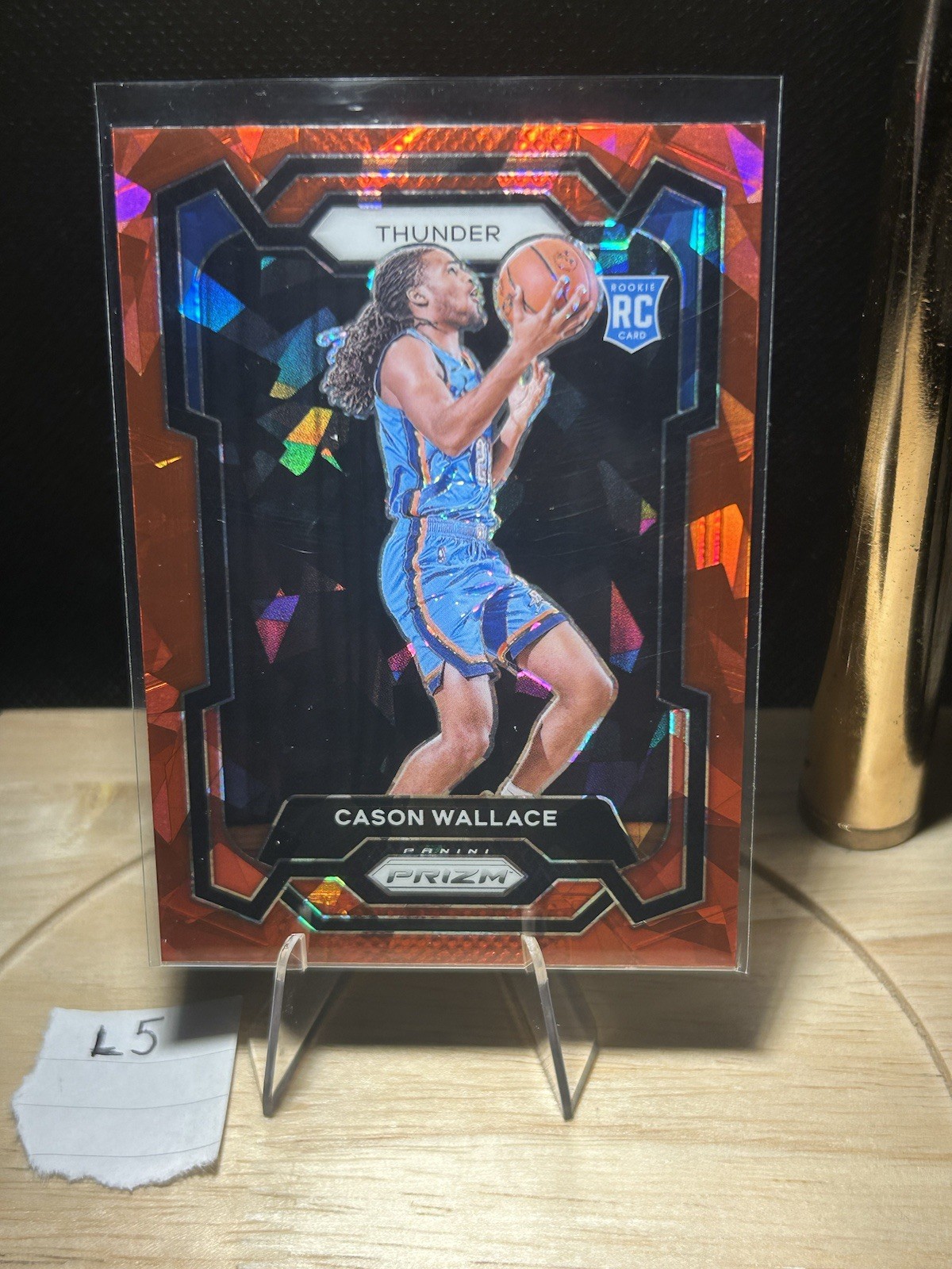 2023-24 Panini Prizm #139 Cason Wallace Prizms Red Ice Q589