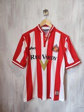 FC Sunderland 1999 2000 home Sz S Asics football shirt soccer jersey kit vintage