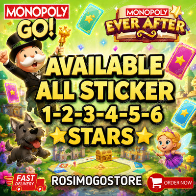 Ever After Album Monopoly Go 1 6 (All Stickers Available) Fast Delivery Cheapest