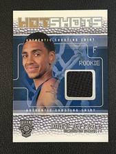 Jared Jeffries 2002 Fleer Hot Shots Shooting Shirt Relic RC Wizards