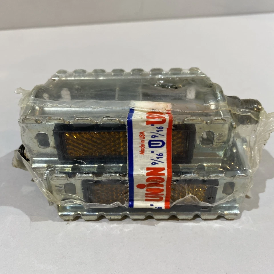 NUEVO Union U4 9/16 Pedales Trampa para Ratas Hecho en EE. UU. MANGOSTA Old School BMX NOS Foto 2 de 4