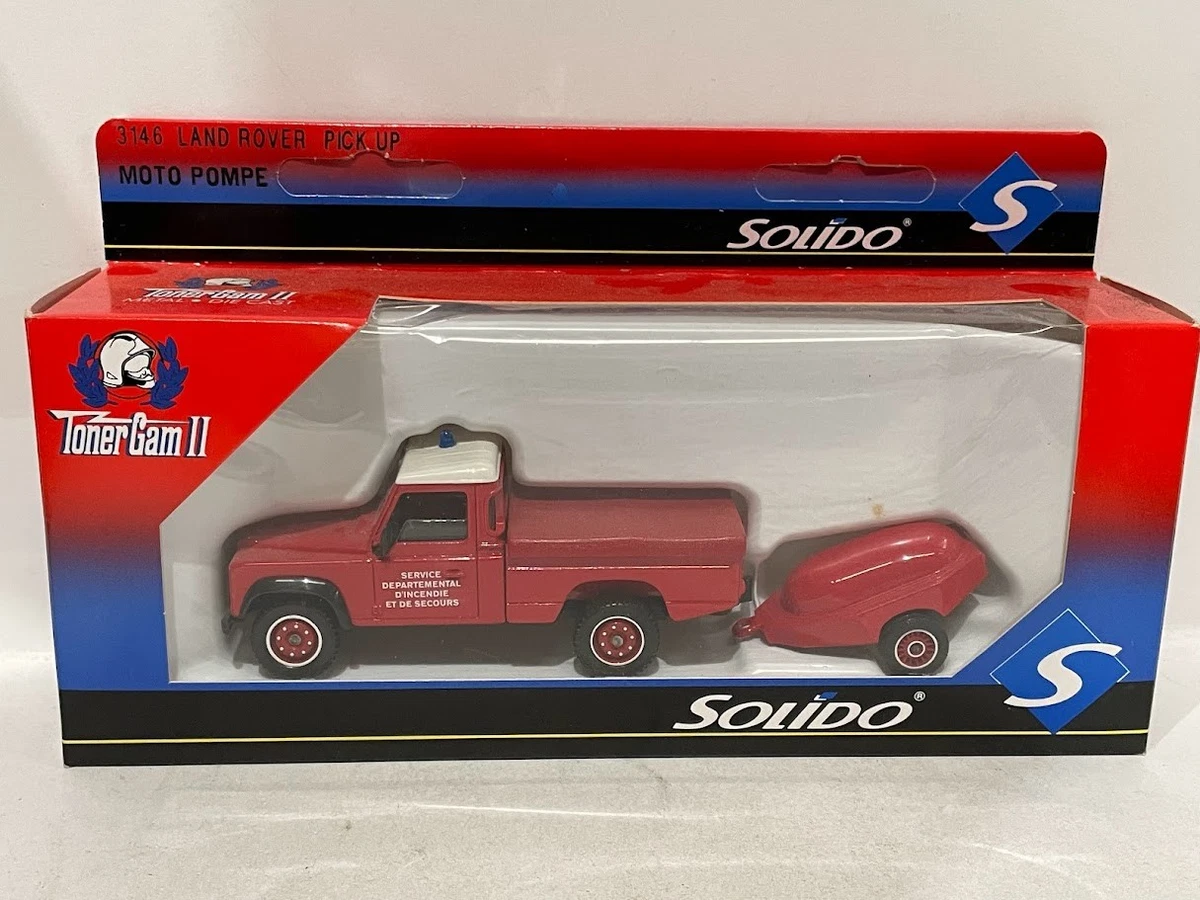 Miniature Solido 66 France Land Rover 109 Kaki 1978 échelle 1:43 - Vintage Avec Boîte