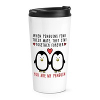 Du Bist Mein Pinguin Liebe Reisebecher Tasse Valentinstag Liebe Ehefrau Freundin