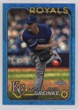 2024 Topps Chrome Logofractor Edition Blue Refractor /150 Zack Greinke #202 1js1